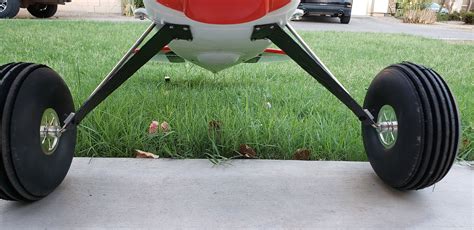 Cessna 170 Severe Duty Carbon Landing Gear Strut Supports - Critical RC