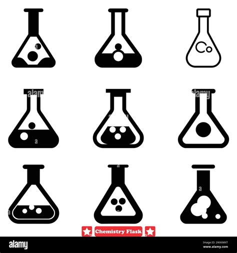 Chemistry Lab Equipment Vector Silhouette Pack Essential Tools Stock Vector Image & Art - Alamy