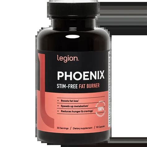 Legion Athletics Phoenix Stim-Free Fat Burner | Body Building Reviews