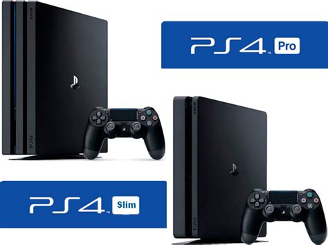 What are the differences between the PS4 Slim and the PS4 Pro console ...