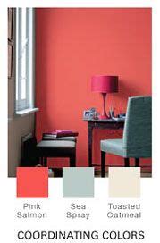 Pink Salmon paint from Glidden. This color with Natural Wicker for ...