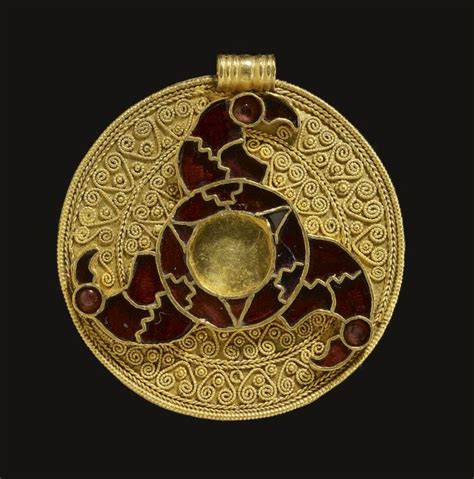 7th century Anglo-Saxon Pendant at the British Museum, London - From ...