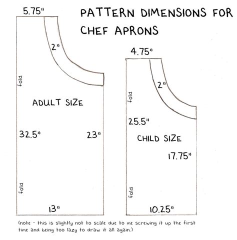 34+ Free Chef'S Apron Sewing Pattern | AlexiAkimana