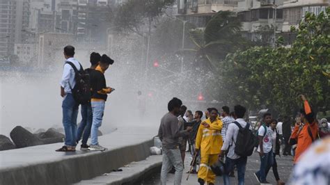 In photos: Mumbai witnesses high tide of 4.82-metre, city on high alert