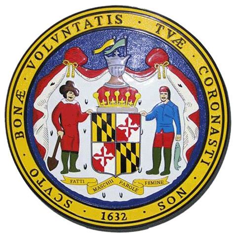 Maryland, Seal of the State of | States I Have Lived In | Pinterest ...