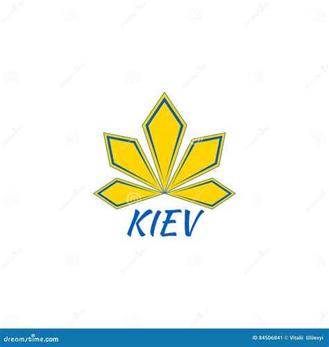 Kiev Ukraine Logo Design Template Elements Stock Vector - Illustration of city, icon: 84506841