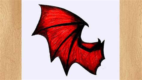 How to Draw a Dragon Wing I Dragon Wing Drawing Tutorial I Dragon ...