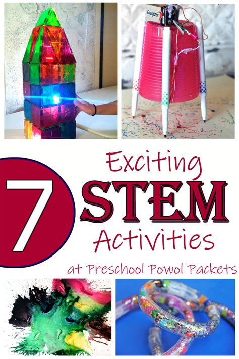 7 Exciting & Creative STEM Projects | Preschool Powol Packets