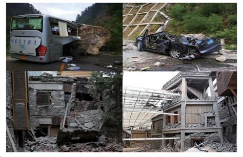 | Scenes in Jiuzhaigou after the earthquake. | Download Scientific Diagram