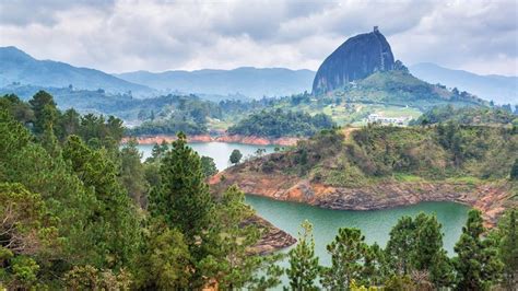 A view toward El Peñón de Guatapé in Colombia | Visit colombia, Guatape, Colombia tour