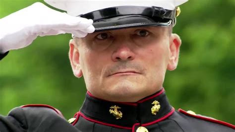 Retired U.S. Marine stands in salute for 24 hours to raise awareness ...