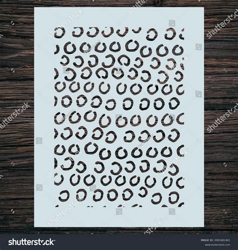 Geometric Pattern Stencil Laser Cut Stencil Stock Vector (Royalty Free ...