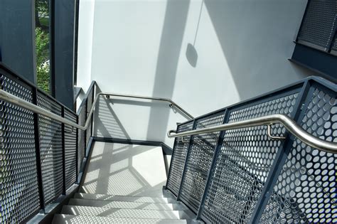 Modern Industrial Commercial Stair - Compass Iron Works