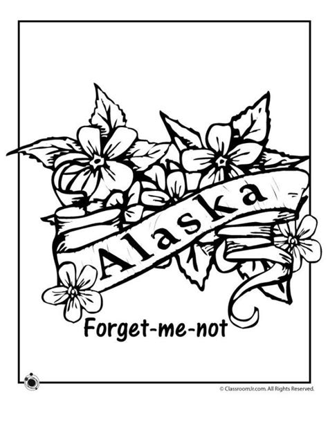 Alaska Fireweed Flower Drawing Sketch Coloring Page