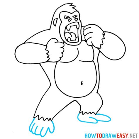 How to Draw King Kong - Draw for Kids