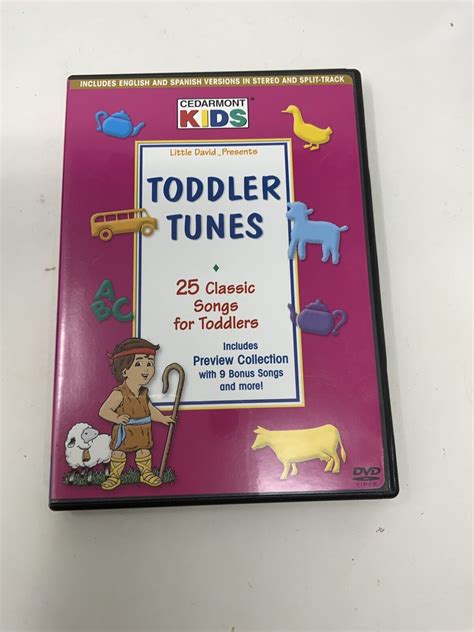 Cedarmont Kids - Toddler Tunes (DVD, 2001) 25 Classic Songs for ...