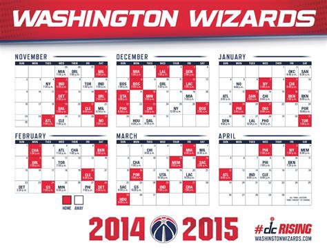 Washington Wizards Schedule 2024 - Kali Samara