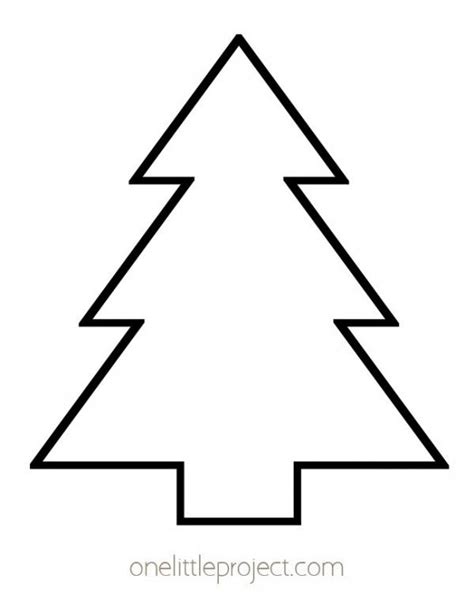 Christmas Tree Template | Christmas tree template, Preschool christmas crafts, Christmas tree ...