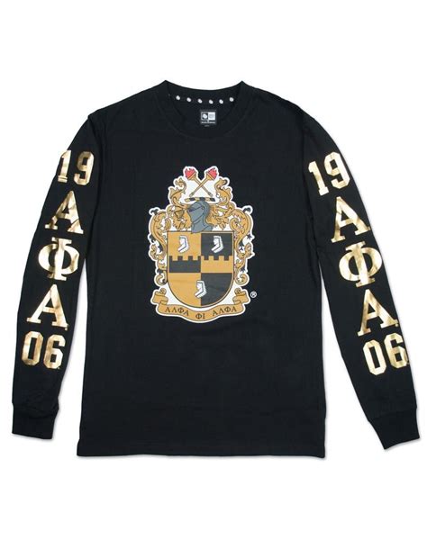 Alpha Phi Alpha apparel Long sleeve T shirt | African American Products and Gifts Store ...