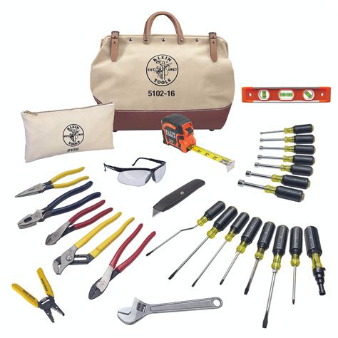 Klein Tools 80028 Electrician Hand Tools Set - 28 Piece, Pliers ...