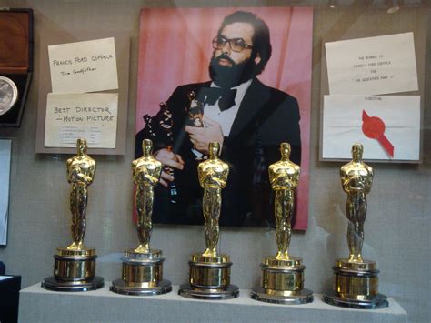 francis ford coppola with his oscars at his winery | Flickr