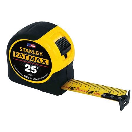 Stanley 25 ft FATMAX® Tape Measure – Cascade Concrete Accessories