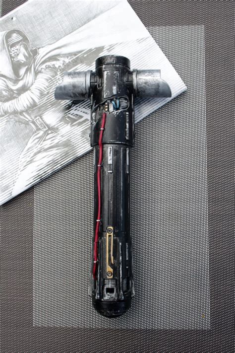 Kylo Ren Lightsaber Full Size Replica Prop. by EngulffireDesigns