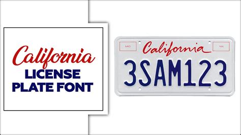 California License Plate Font - A Closer Look At Its Design