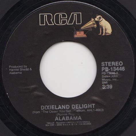 Alabama – Dixieland Delight (1983, Indianapolis Pressing, Vinyl) - Discogs