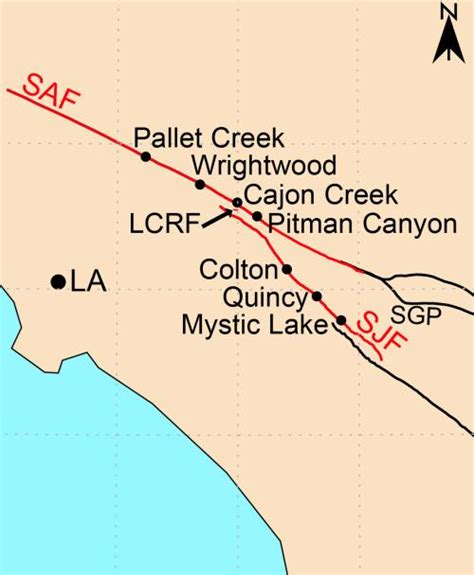 San Jacinto Fault Map