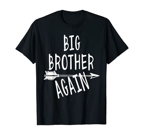 Big Brother Again For Boys With Arrow Funny Gift T Shirt