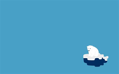 1125x243 Resolution polar bear, ice, minimalism 1125x243 Resolution Wallpaper - Wallpapers Den