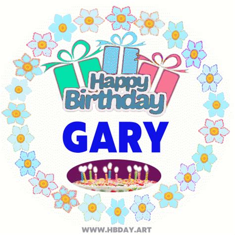 Happy Birthday GARY images gif - HBDAY.ART