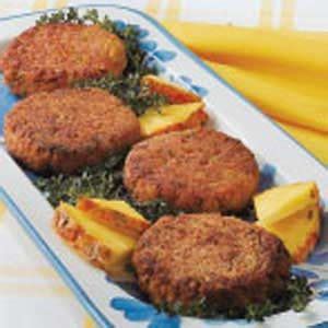 No-Fuss Ham Patties Recipe | Taste of Home