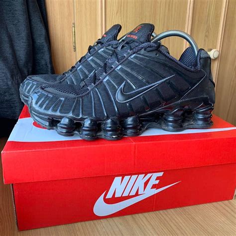 Nike Shox TL Black Size UK8 more photos/videos... - Depop