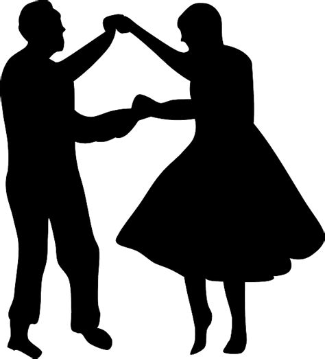 Download Couple, Dancing, Silhouette. Royalty-Free Vector Graphic - Pixabay