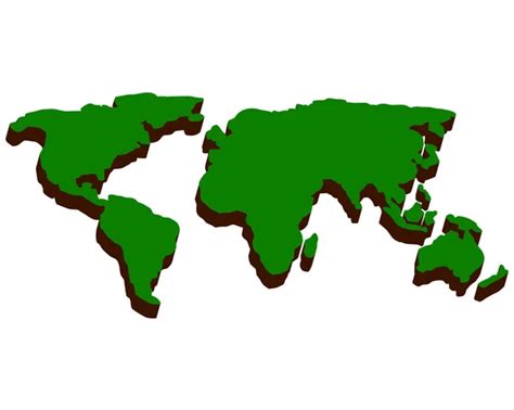 100,000 Mapa mundo verde Vector Images | Depositphotos