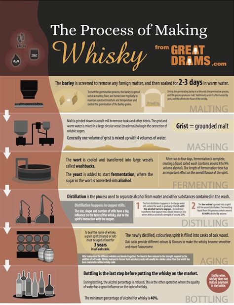 INFOGRAPHIC: The whisky making process by GreatDrams