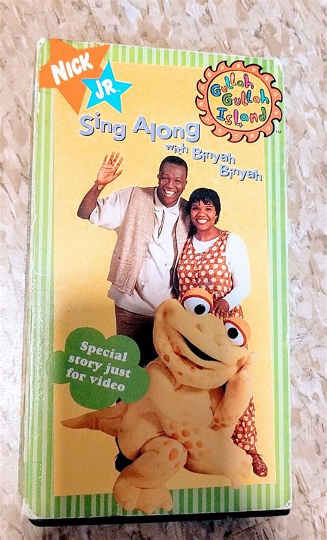 Nick Jr Gullah Gullah Island Sing Along With Binyah Binyah Vhs Rare ...