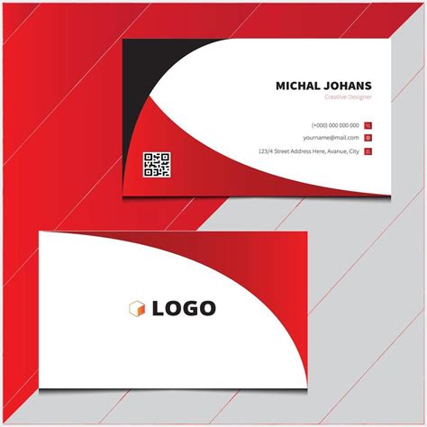 Business Card Design template. .Corporate identity template, mockup 8667976 Vector Art at Vecteezy