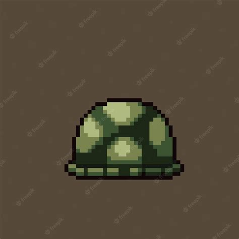 Premium Vector | Turtle shell in pixel art style