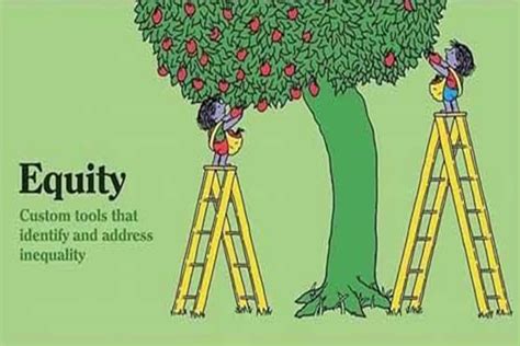 Cartoon shows the difference between ‘equality’ and ‘equity’ - Right ...