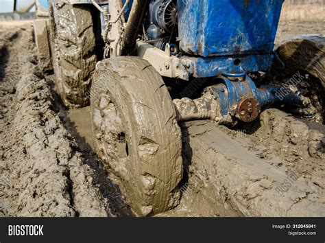 Tractor Stuck Mud On Image & Photo (Free Trial) | Bigstock