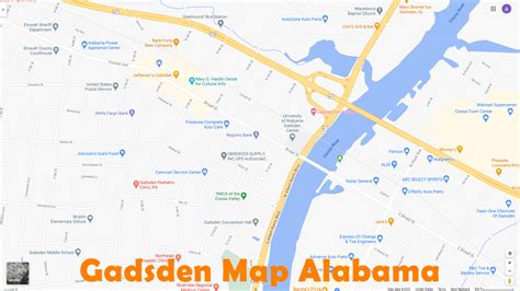 Gadsden, Alabama Map