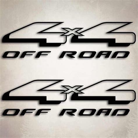 4x4 F-150 Truck Decals | Ford Off Road Vinyl Replacement Sticker