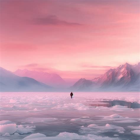 Premium AI Image | purple wallpaper pink sunrise background