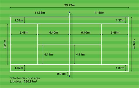 Tennis Court Dimensions & Size | Harrod Sport