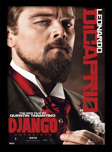 Django Unchained - Leonardo DiCaprio Framed poster | Buy at Europosters