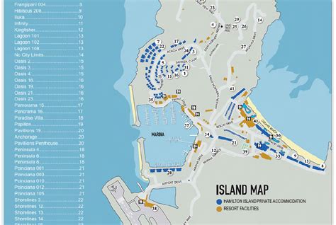 Hamilton Island Accommodation Map | Map With Cities