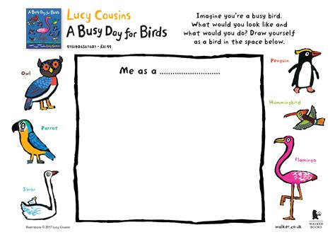 A Busy Day for Birds Activity Sheet - Medina Book Shop